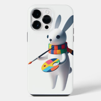 Coque Pour Pour iPhone 14 Pro Max Claude le Lapin Blanc Peintre Charmant