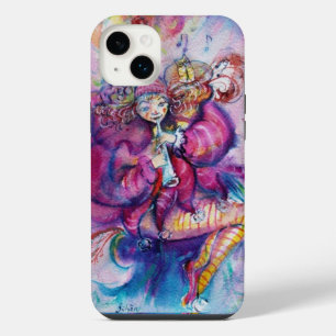 CLOWN ROSE MUSICAL AVEC HIBOU