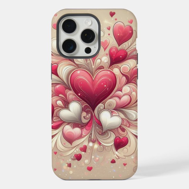 Coque iPhone coeur de la Saint-Valentin (Verso)