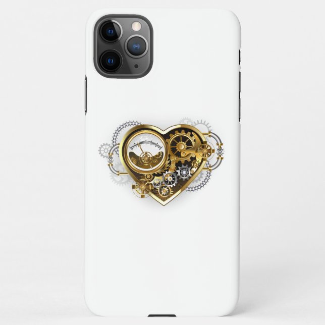 Coque iPhone Coeur vapeur avec un manomètre (Dos)