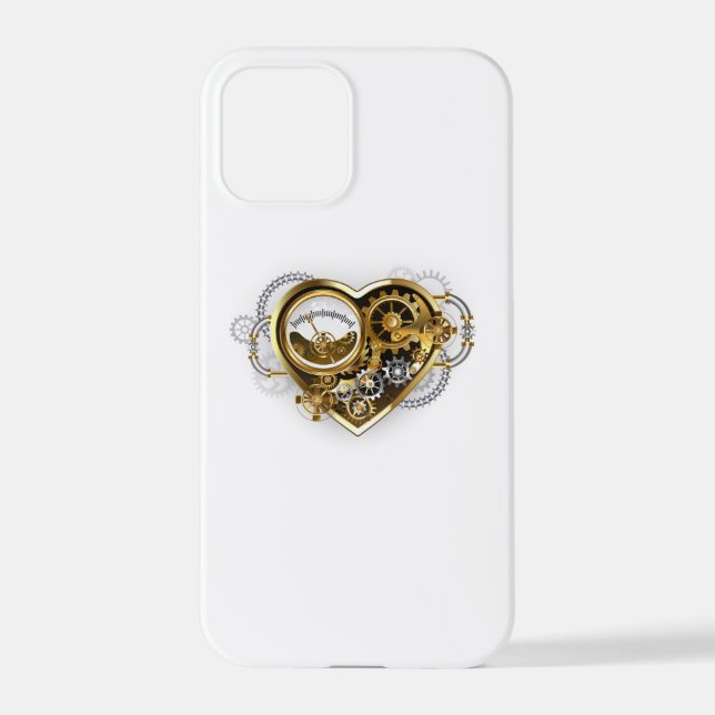 Coque iPhone Coeur vapeur avec un manomètre (Verso)