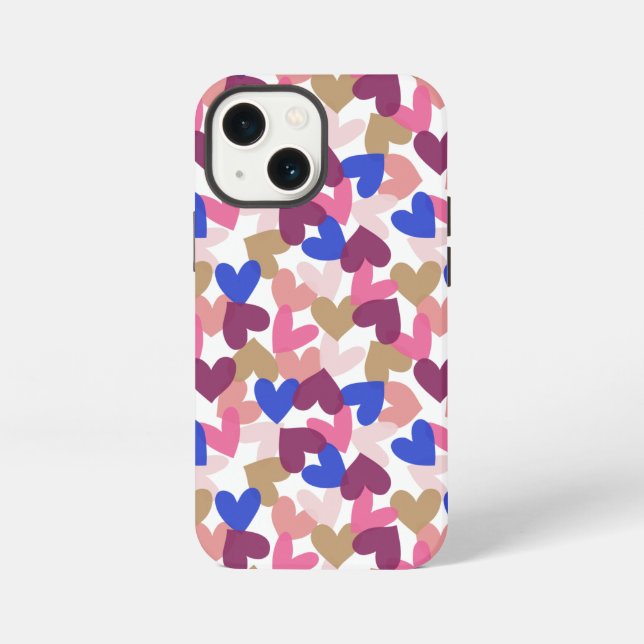 Coque iPhone Cœurs (Verso)
