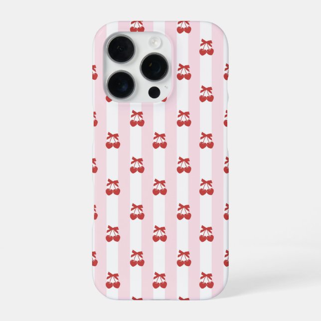 Coque iPhone Cœurs de cerise (Verso)