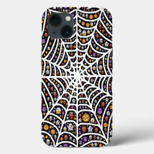 Etui iPhone 13 Collage Cobweb Éffrayant effrayant