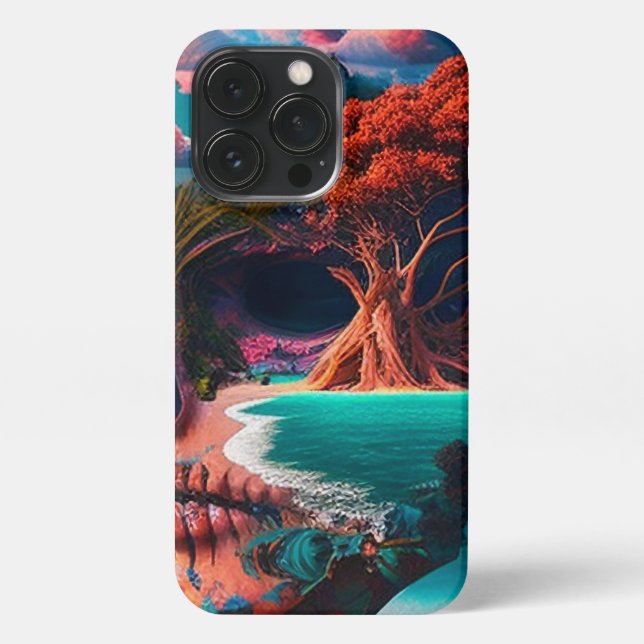 Coque iPhone Colored skull (Verso)