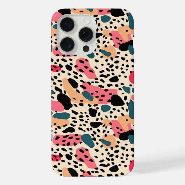 Coque iPhone Colorful Animal Print 10 (Verso)