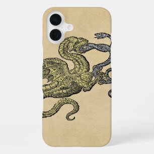 Coque iPhone 16 Plus Combat de dragon et de serpent