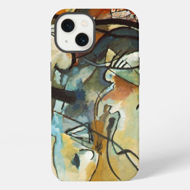 Coque iPhone Composition abstraite V de Kandinsky (Verso)