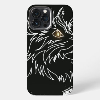 Etui iPhone 13 Pro Max Conception d'amour pour les chats mignons