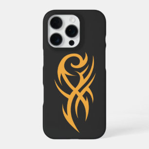 Coque iPhone 16 Pro Conception de dessin linéaire inspirée de tatouage