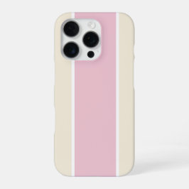 Coque iPhone 16 Pro Conception de motif à rayures verticales de couleu