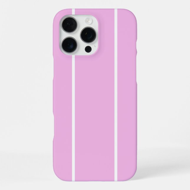 Coque iPhone Conception de motif à rayures verticales de couleu (Verso)