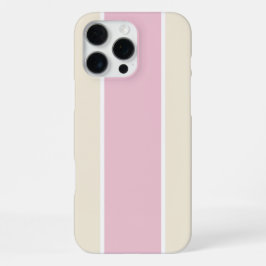 Coque iPhone 16 Pro Max Conception de motif à rayures verticales de couleu