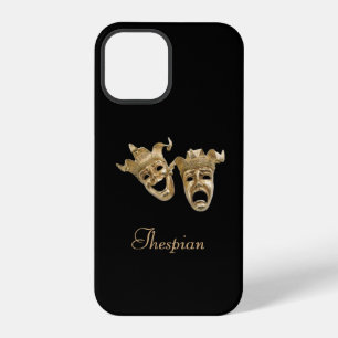 Coque iPhone 12 Pro Conception de théâtre unique Comédie et Tragédie