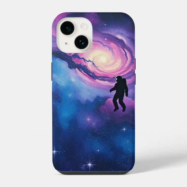 Coque iPhone Conception d'espace incroyable (Verso)
