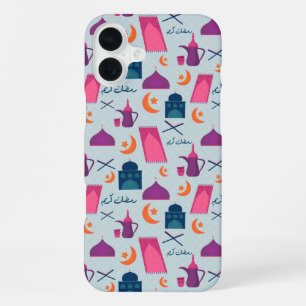 Coque iPhone 16 Plus Conception festive de Ramadan islamique