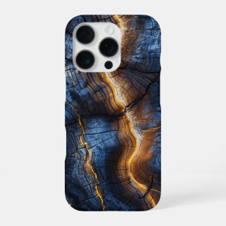 Coque iPhone 16 Pro Conception graphique du bois