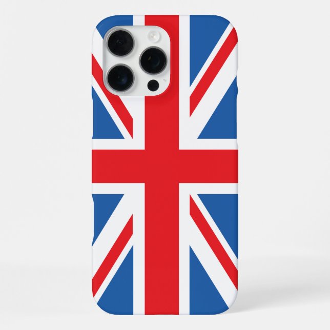 Coque iPhone Conception Union Jack/Drapeau (Verso)