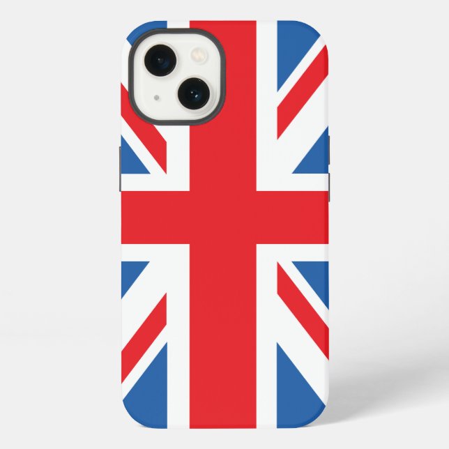 Coque iPhone Conception Union Jack/Drapeau (Verso)