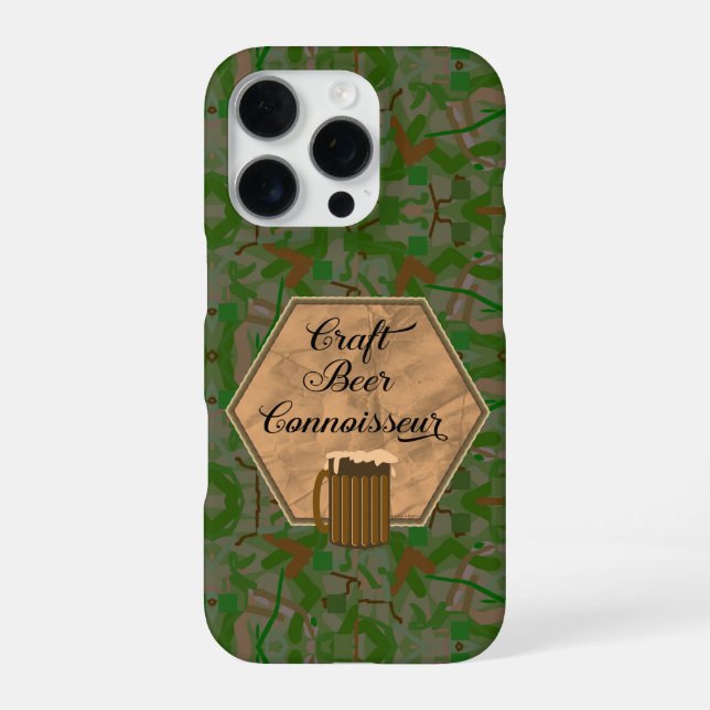 Coque iPhone Connaisseur de bière artisanale (Verso)