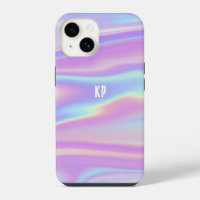 Contemporain Abstrait Féminin Iridescent Monogramm
