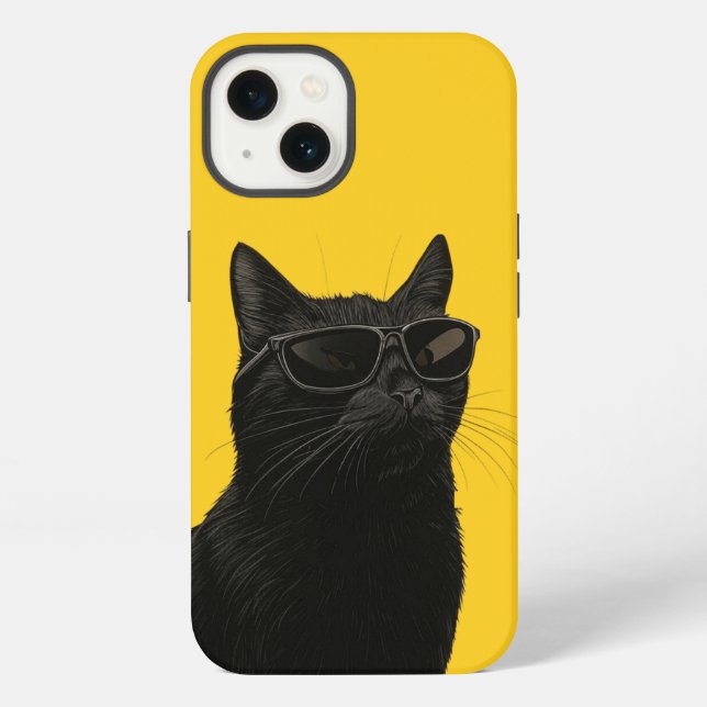 Coque iPhone Cool Kitty (Verso)