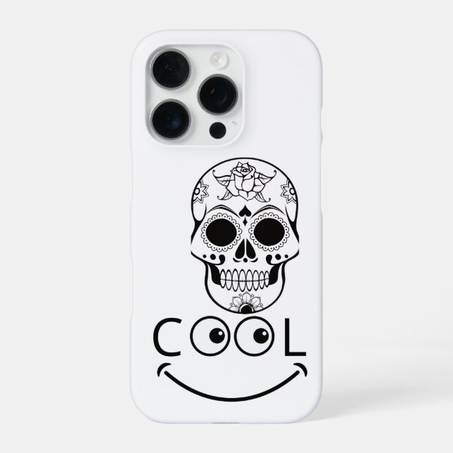Coque iPhone Cool Smiley Face  (Verso)