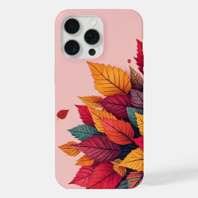 Coque iPhone Coque artistique inspiré d'automne (Verso)