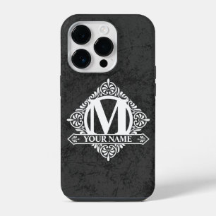Coque Pour iPhone 14 Plus Coque-coque iphone de conception de monogramme d'o