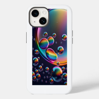 Coque Pour iPhone 14 Coque-coque iphone de gouttelettes arc-en-ciel