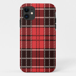 Coque iphone Coque de Red Tartan-Mate
