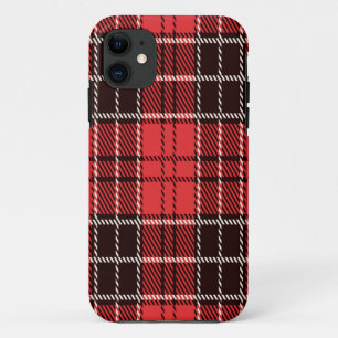 Coque iphone Coque de Red Tartan-Mate