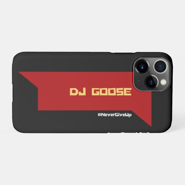 Coque iPhone Coque DJ Goose (Dos Horizontal)