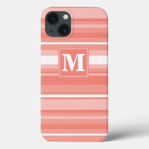 Coque iphone Coque-Mate des bandes de corail monog