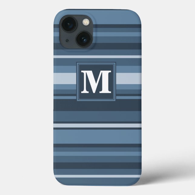 Coque iphone Coque-Mate gris monogramme (Verso)