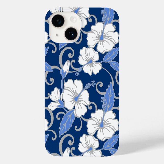 COQUE IPHONE Coque-Mate POLYNÉSIEN RÊVE (BLEU) (Verso)