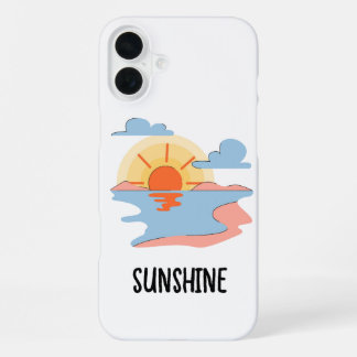 Coque iPhone 16 Plus coquet étui de téléphone soleil