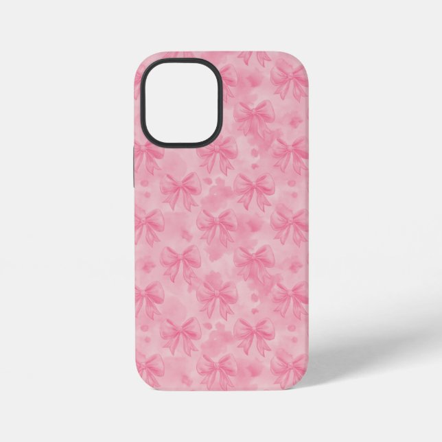 Coque iPhone Coquette Pink Bows (Verso)