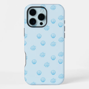 Coque iPhone 16 Pro Max Coquilles Saint-Jacques Contour Minimalisme