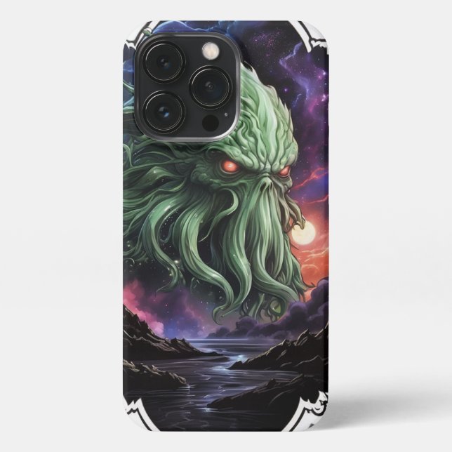 Coque iPhone Cosmic Oddities: Cthulhu (Verso)