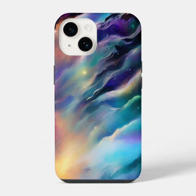 Coque iPhone Cosmos Abstrait (Verso)