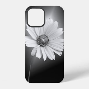 Coque iPhone 12 cosmos blanc lumineux sur fond noir