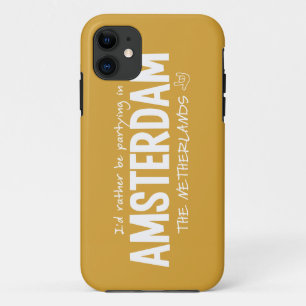 COQUE IPHONE couleur personnalisé AMSTERDAM