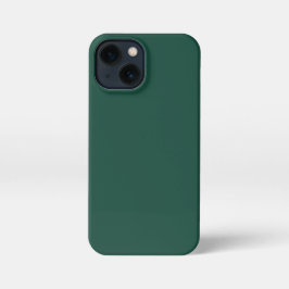 Etui iPhone 13 Mini Couleur solide verte Brunswick