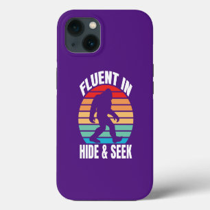 Etui iPhone 13 Courant à cache-cache drôle Bigfoot