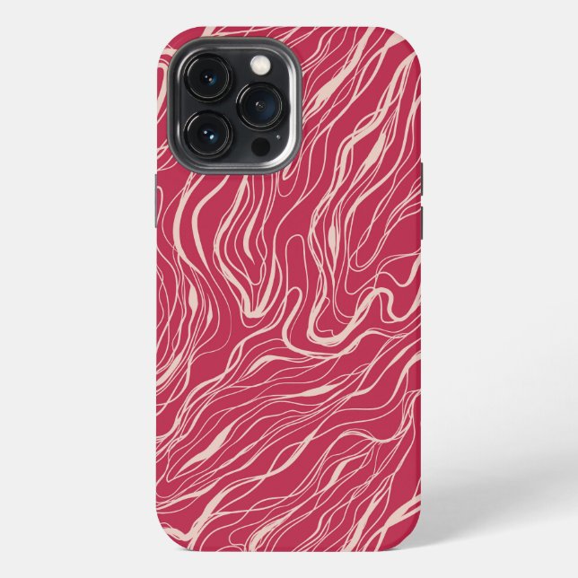 Coque iPhone Courbes d'esquisse (Verso)