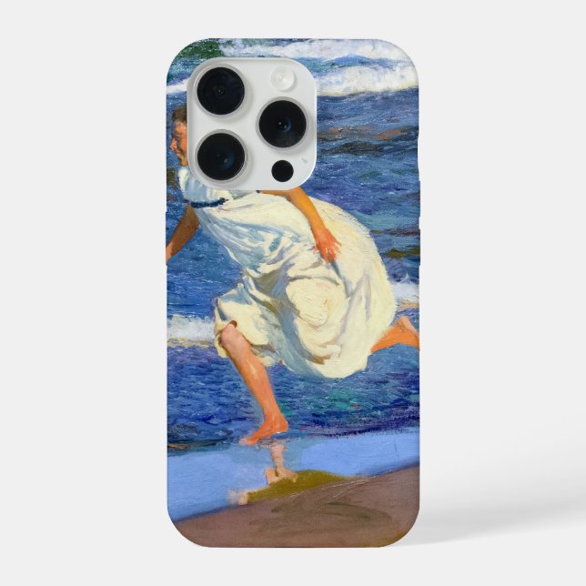Coque iPhone Courir le long de la plage par Joaquin Sorolla (Verso)