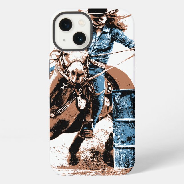 Coque iPhone Course de barils (Verso)
