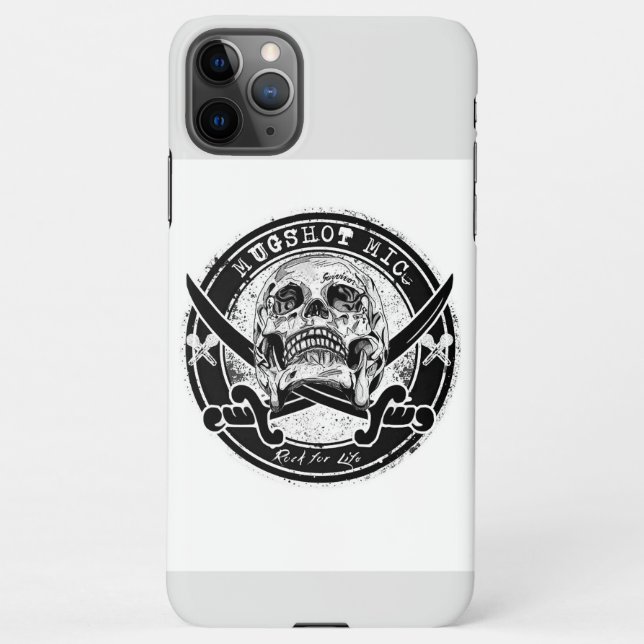 Coque iPhone Couverture de téléphone mobile Mugshot Mic (Dos)