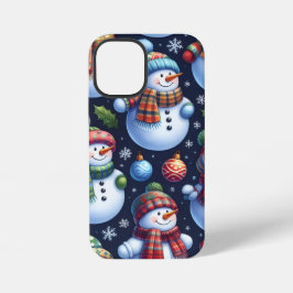 Coque iPhone 12 Mini Cozy Festive Snowman